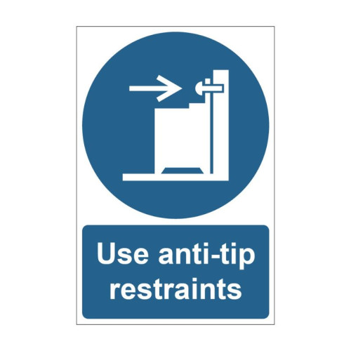 Use Anti-tip Restraints - SAV (200 x 300mm)