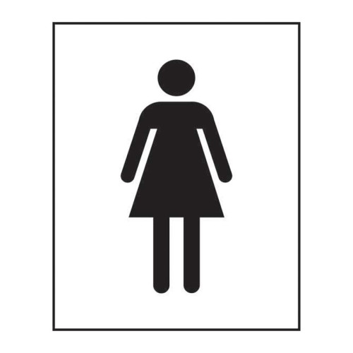 Female symbol 1.2mm Recyclable PP (125 x 200mm)