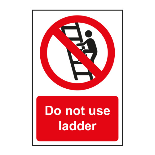 Do not use ladder - RPVC (200 x 300mm) 14388