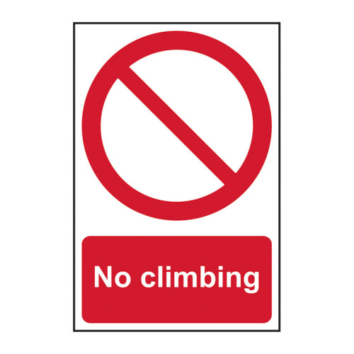 No Climbing 1.2mm Recyclable PP (200 x 300mm)