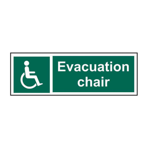 Evacuation chair 1.2mm Recyclable PP (300 x 100mm)
