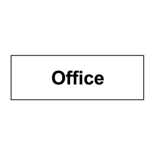 'Office' Sign, Self-Adhesive Vinyl, (300mm x 100mm)