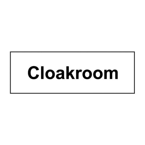 Cloakroom 1.2mm Recyclable PP (300 x 100mm)