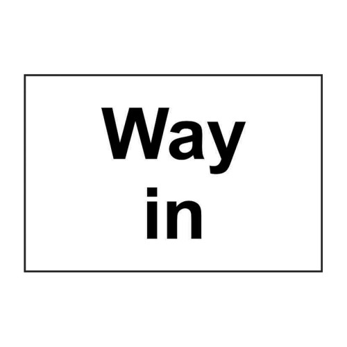 Way in 1.2mm Recyclable PP (300 x 200mm)