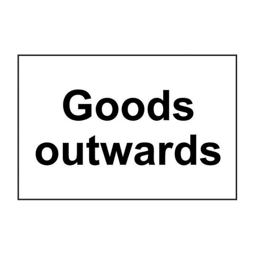 Goods outwards 1.2mm Recyclable PP (300 x 200mm)