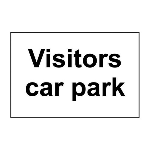 Visitors car park 1.2mm Recyclable PP (300 x 200mm)
