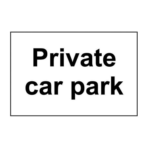 Private car park 1.2mm Recyclable PP (300 x 200mm)