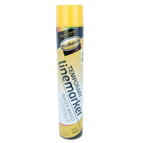 750ml Temporary Line Marking Spray - Yellow 14540