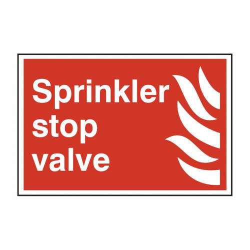 Sprinkler stop valve - Self Adhesive PP (300 x 200mm)