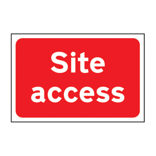 Site access 1.2mm Recyclable PP (600 x 450mm)