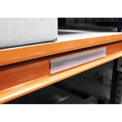 Magnetic Ticket Holder - Clear - 24mm x 200mm - Pack of 50