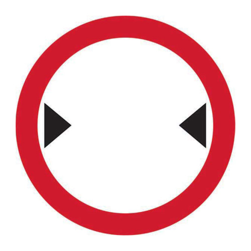 Width Restriction... Road Sign (with channel)