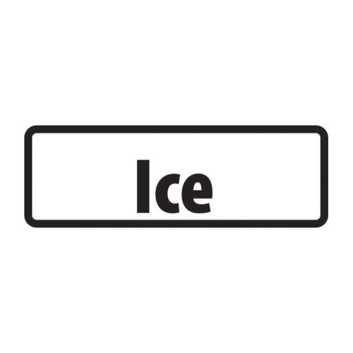 'Ice' Supplementary Plate, Zintec (860mm x 360mm)