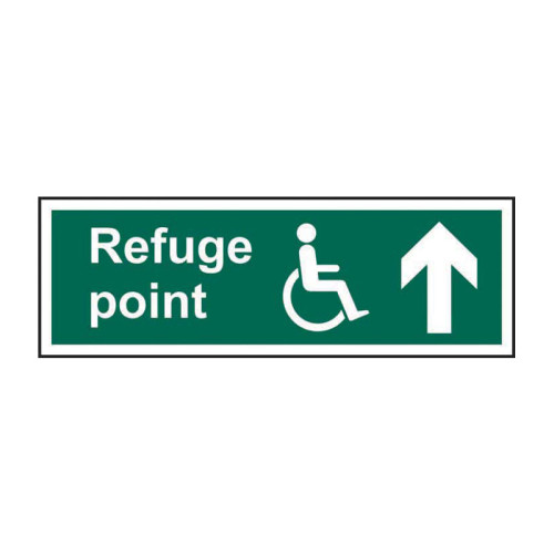 Refuge point arrow up - SAV (300 x 100mm) 14406