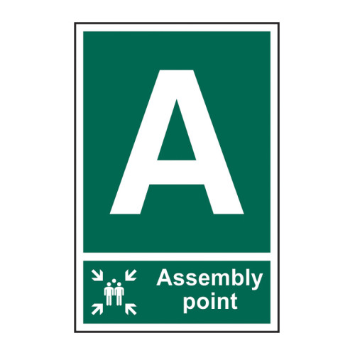 Assembly Point A - Self Adhesive PP (200 x 300mm)