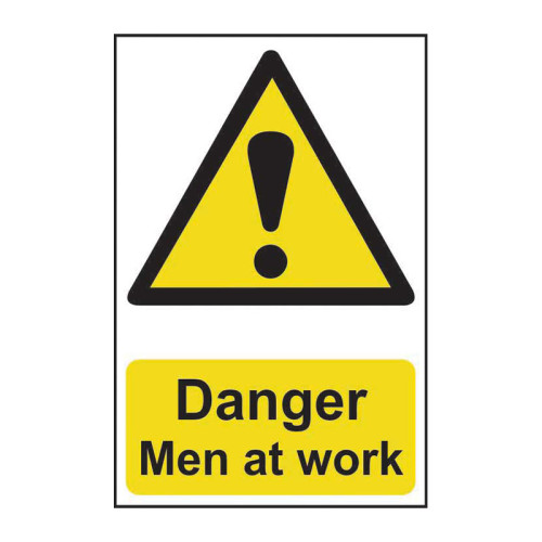 Danger men at work - SAV (200 x 300mm) 14847