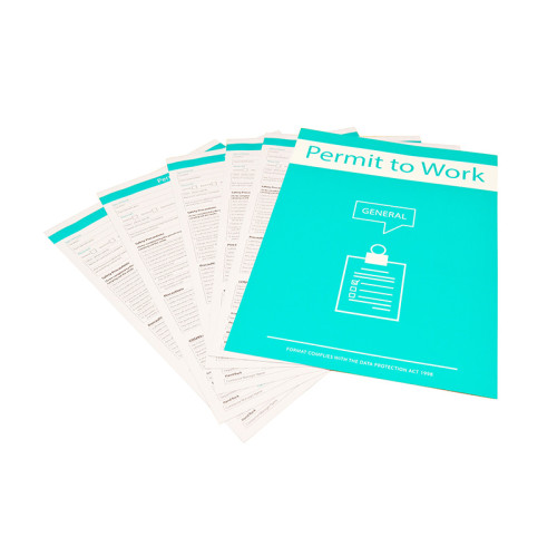 Permit to Work Forms - General - Pack of 10