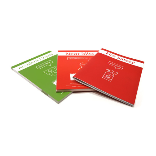 Accident, Near Miss and Fire Log Report Books - Pack of 3