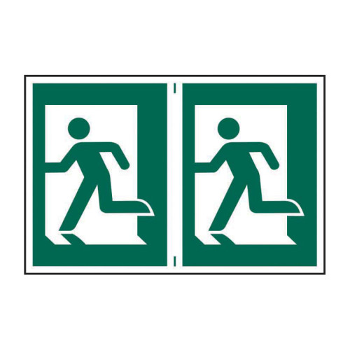 Man running left - Self Adhesive PP (300 x 200mm)