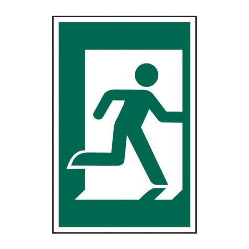 Man running right - Self Adhesive PP (200 x 300mm)