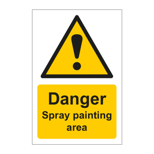 Danger spray painting area - SAPP (200 x 300mm)