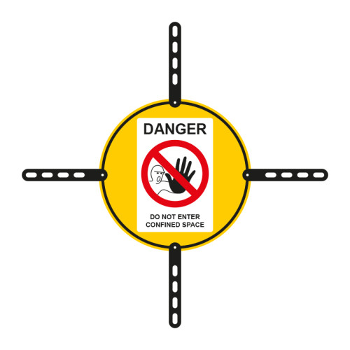 Do not enter Confined space 600mm