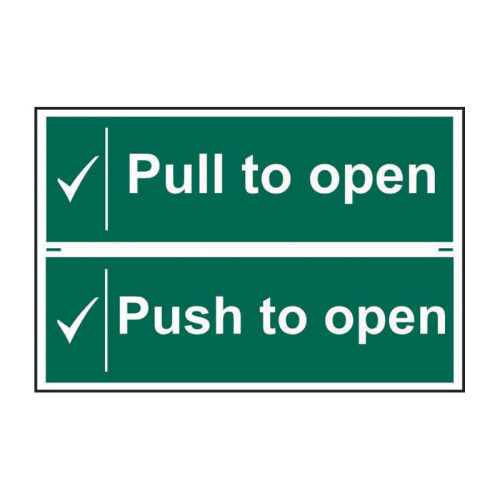 Pull to open / Push to open - Self Adhesive PP (300 x 200mm)