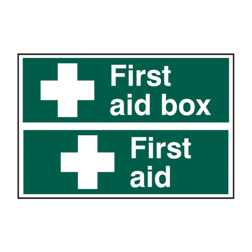 First aid box / First aid - 1.2mm Recyclable PP (300 x 200mm)