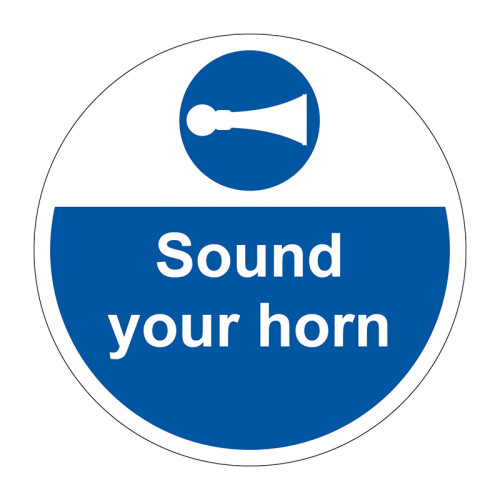 'Sound Your Horn' Floor Graphic (400mm dia)