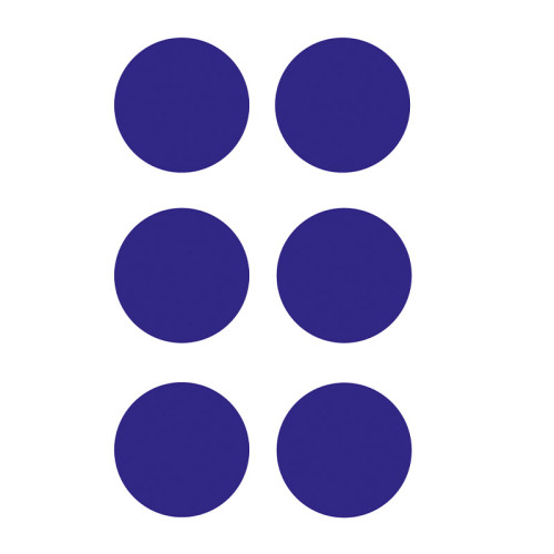 'Circle' Floor Signal, Blue, (90mm dia) Pack of 100