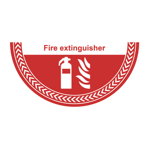 'Fire Extinguisher' Floor Graphic (750mm x 375mm)