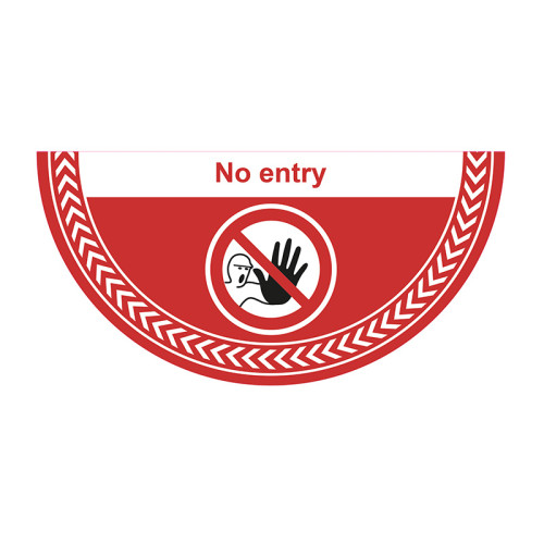 'Authorised Personnel Only' Floor Graphic (750mm x 375mm)