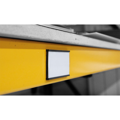 Self Adhesive 'C' Section Label Holders - 15mm x 80mm - Pack of 100