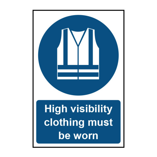 High visibility clothing must be worn - 16333