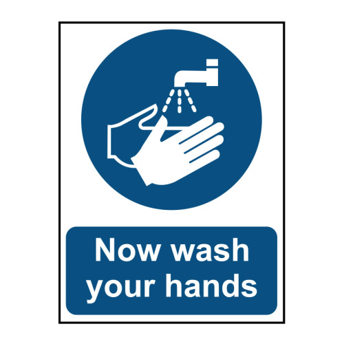Now wash your hands - SAV (150 x 200mm) 16350