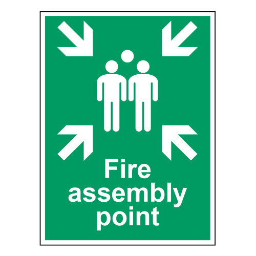 Fire assembly point - PP (300 x 400mm)