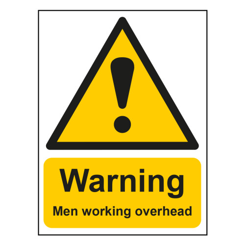 Warning Men working overhead - ACP Hanging (300 x 500mm)