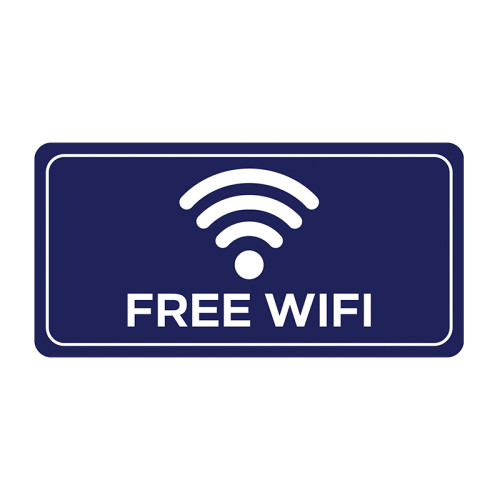 Free Wifi Sign - SAV (200 x 100mm)