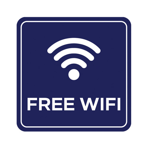 Free Wifi - CLG (100 x 100mm)