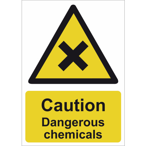 Caution Dangerous chemicals - 17348