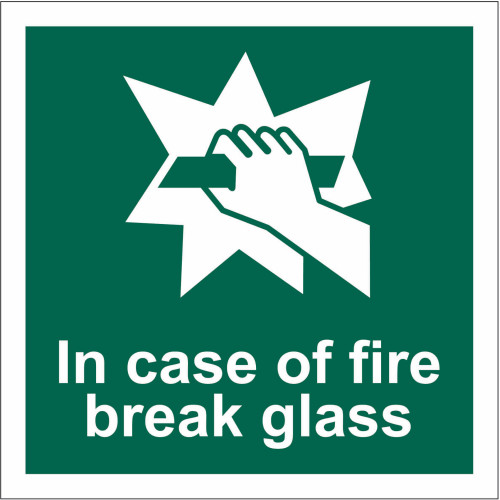 In case of fire break glass - 17352