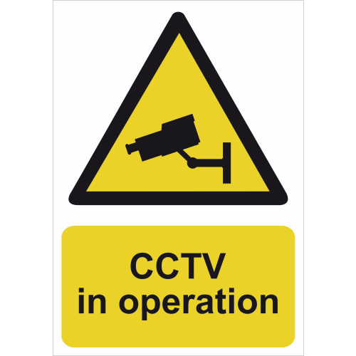 CCTV in operation - SAV (148 x 210mm) 17362