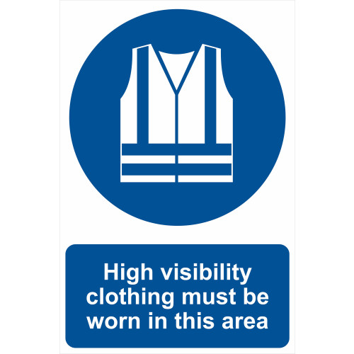 High visibility clothing must be worn - 17363