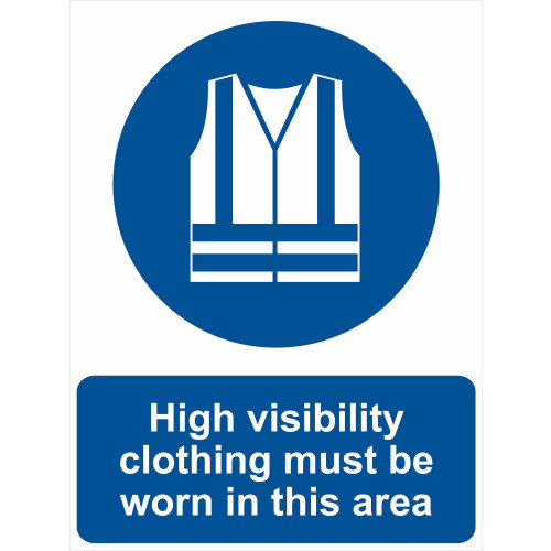 Hi-visibility clothing must be worn - 17388