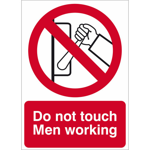Do not touch men working - 17392