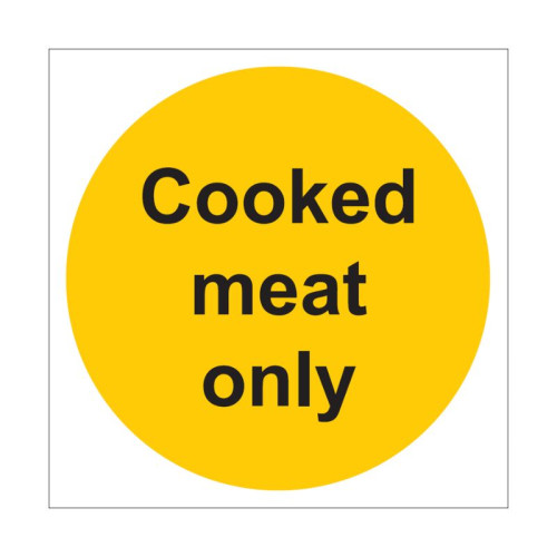 Cooked Meat Only - SAV (100 x 100mm)