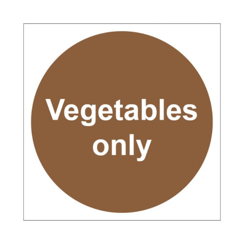 Vegetables Only - SAV (100 x 100mm)