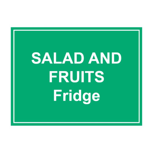 Salad & Fruits Fridge - SAV (200 x 150mm)