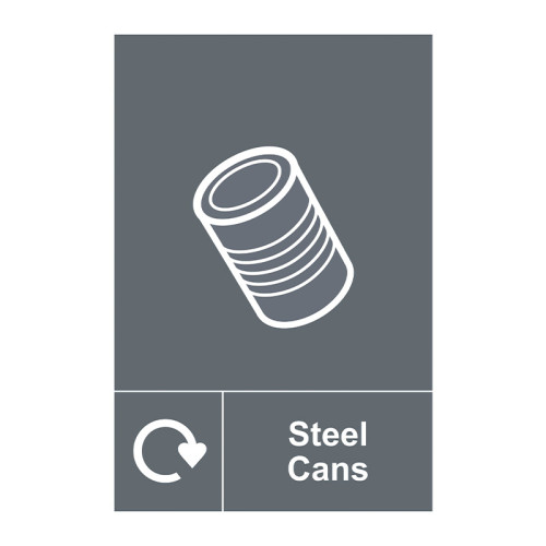 Recycling: Steel Cans 1.2mm Recyclable PP (150 x 200mm)