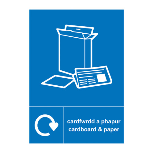 Recycling Welsh / English: Cardboard & Paper - ACP